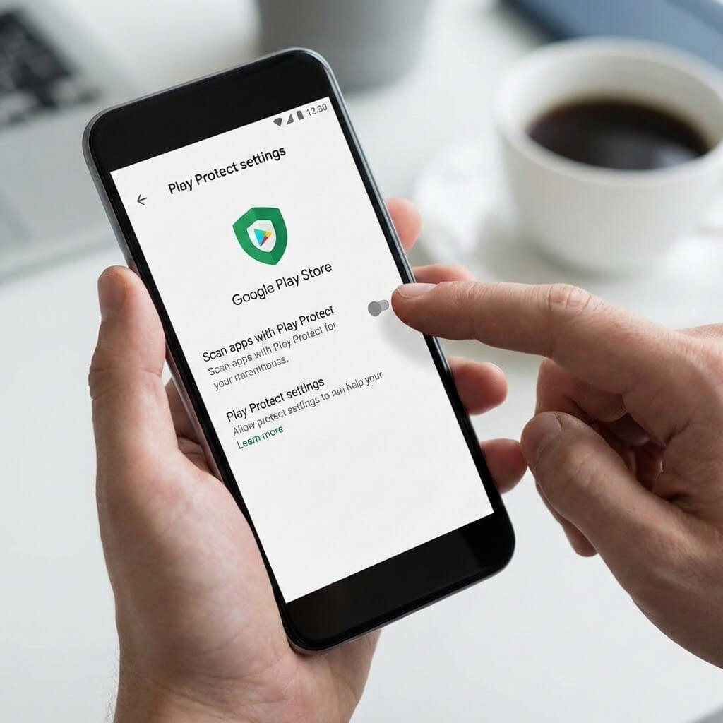 Turn off Google Play Protect for Mega888